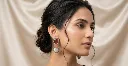 Statement Silver & Faux Ruby Drop Earrings