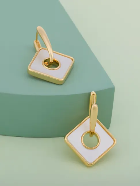 2-in-1 Square Hoop Earrings