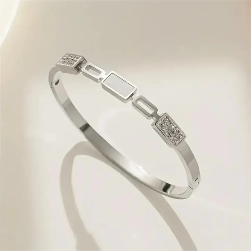 Diamond Stainless Steel Bracelet