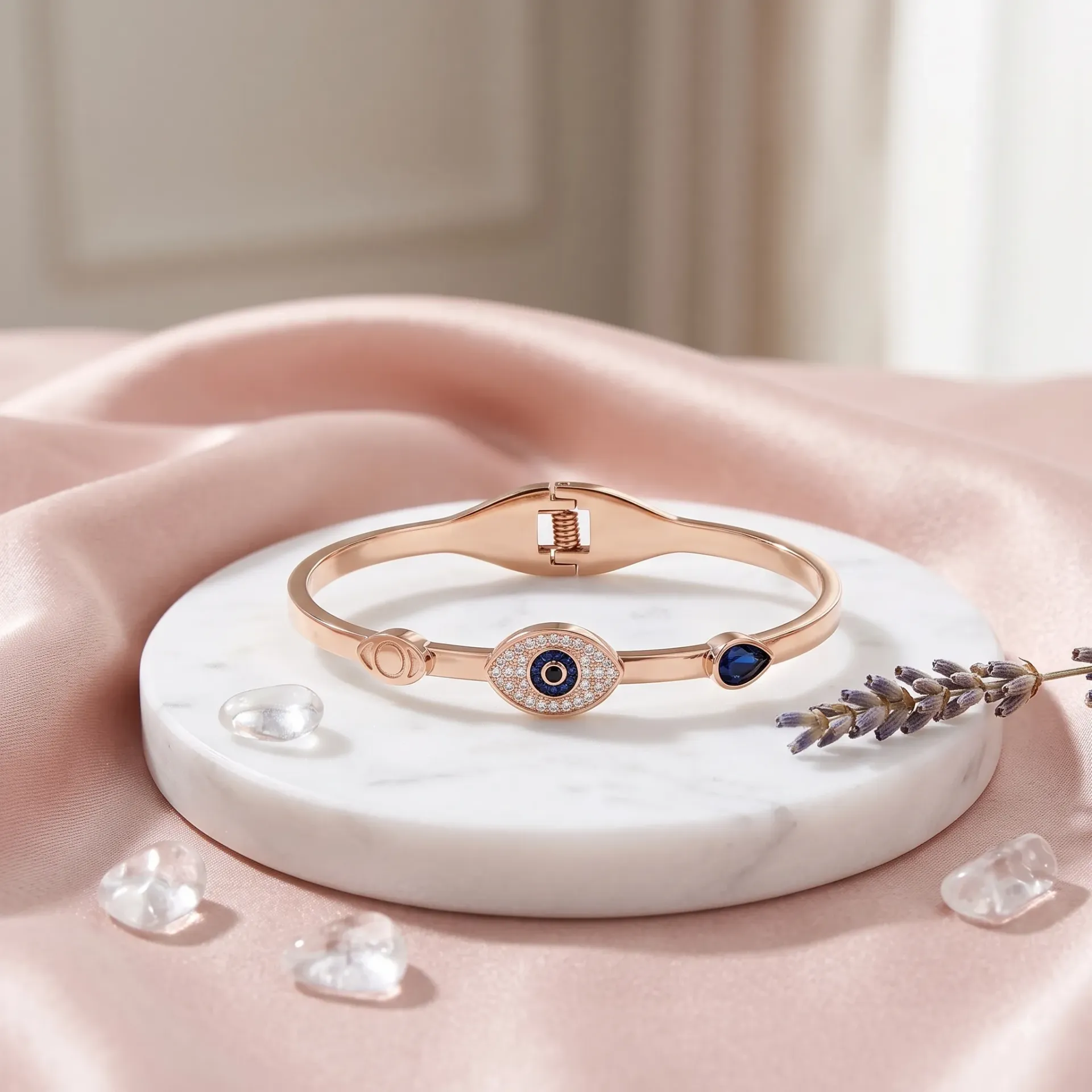 Non-Tarnish Multi-Colour Zircon Evil Eye Bracelet Fashionable Turkey Jewellery for Women
