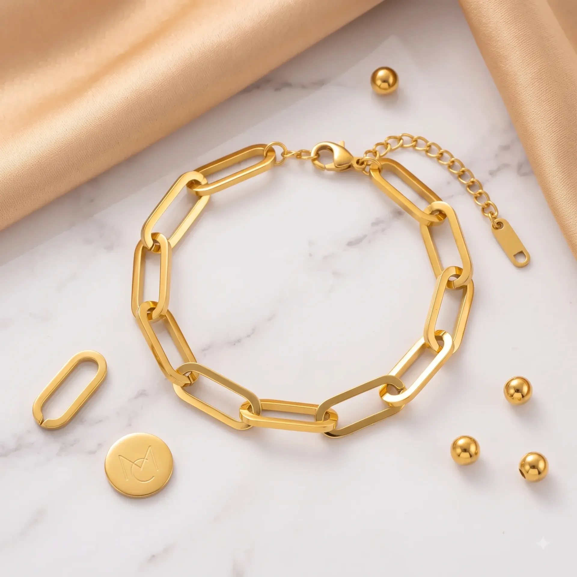 Gold Plated Jewelry Stainless Steel bracelet Big Miami Curb Link Chains Heavy Chunky Cuban Bracelet