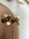 Golden Flutter Bloom Earrings
