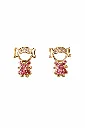 Golden Little Princess Studs