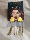 Petal-Drop Boho-Chic Statement Earrings