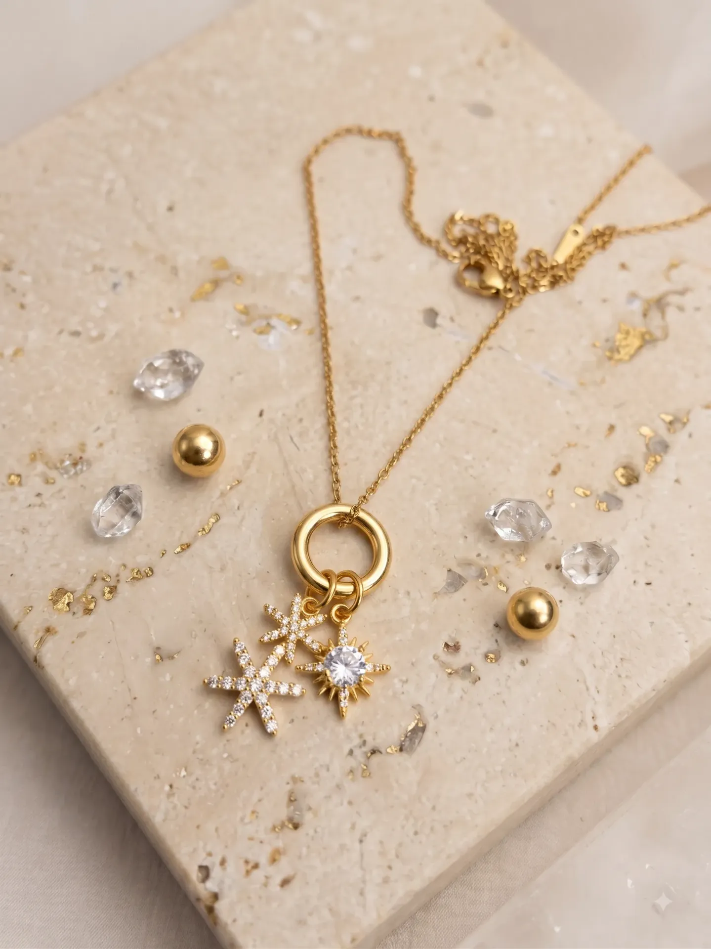Celestial Trio Chain Pendant