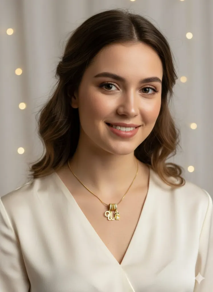 Personalized Initial Owl Charm Necklace